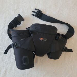 Lowepro Off Trail 1 Camera Belt Bag Padded 2 Lens Compartments Big Small